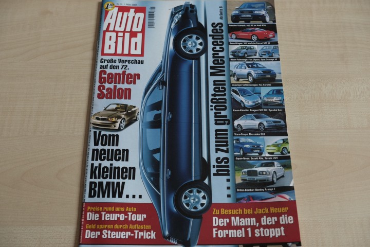 Deckblatt Auto Bild (09/2002)